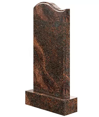 Вертикальный памятник с волнообразным вырезом
