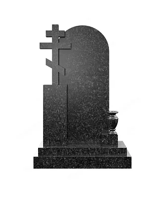 Памятник с крестом и подставкой под вазу