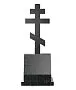 Вертикальный памятник с крестом