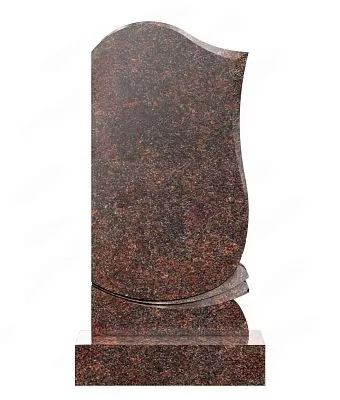 Памятник вертикальный с волнообразным краем 