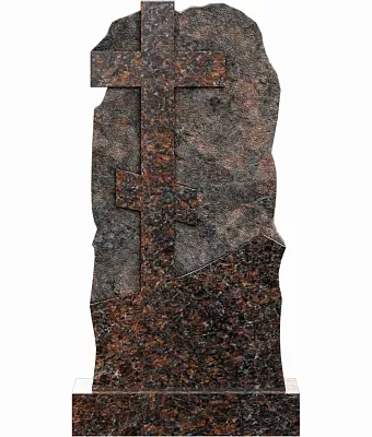 Памятник комбинированный с крестом 