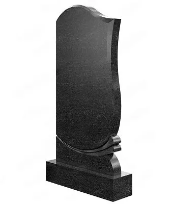 Памятник вертикальный с волнообразным краем 