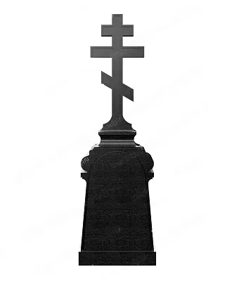 Памятник голгофа с крестом двухконтурным