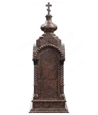 Памятник часовня резной