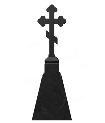 Памятник голгофа с крестом трилистником