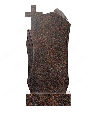 Памятник вертикальный в форме амфоры с православным крестом