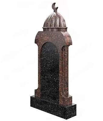 Памятник комбинированный с мусульманским месяцем